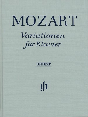 Variations Comp Urtext Bound - Wolfgang Amadeus Mozart - Piano G. Henle Verlag Piano Solo Hardcover