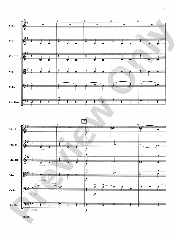 Waltz from The Sleeping Beauty – String Orchestra Conductor Score & Parts (Digital Download)