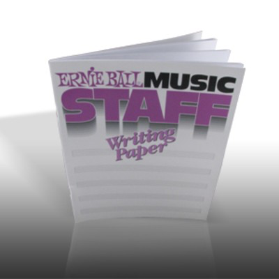 Music Staff Writing Paper - Ernie Ball Ernie Ball