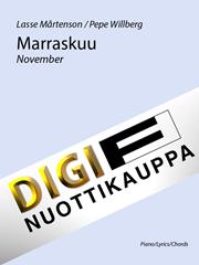 Marraskuu / November - Piano Solo (Digital Download)
