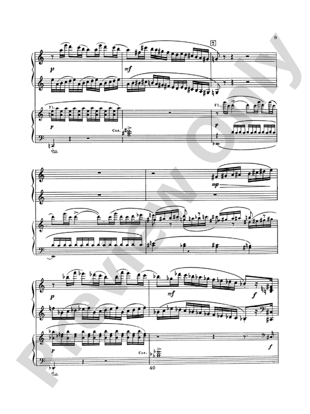 Piano Concerto No. 3 in C Major, Opus 26 - 1st Movement - 2 Pianos, 4 Hands (Digital Download)