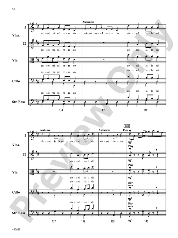 From Darkness, Joyful Sounds Are Born - String Orchestra Conductor Score & Parts (Digital Download)