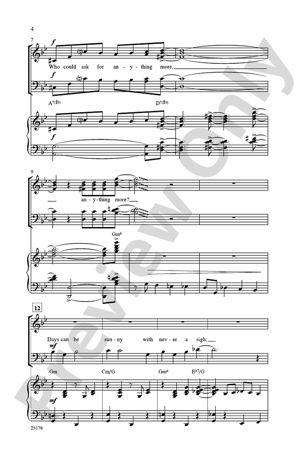 I Got Rhythm - Arr. Mark Hayes – SATB Choral Octavo (Digital Download)