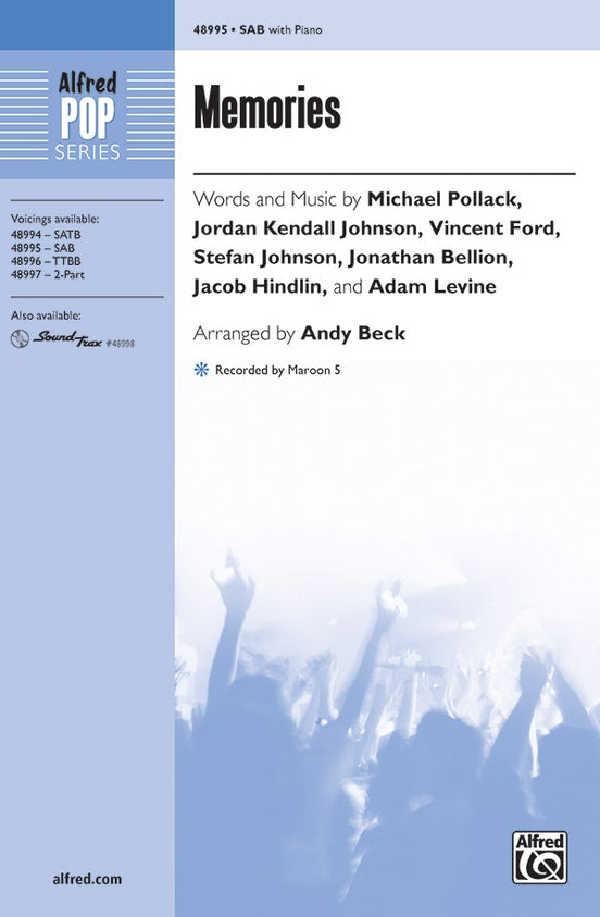 Memories - SAB Choral Octavo (Digital Download)