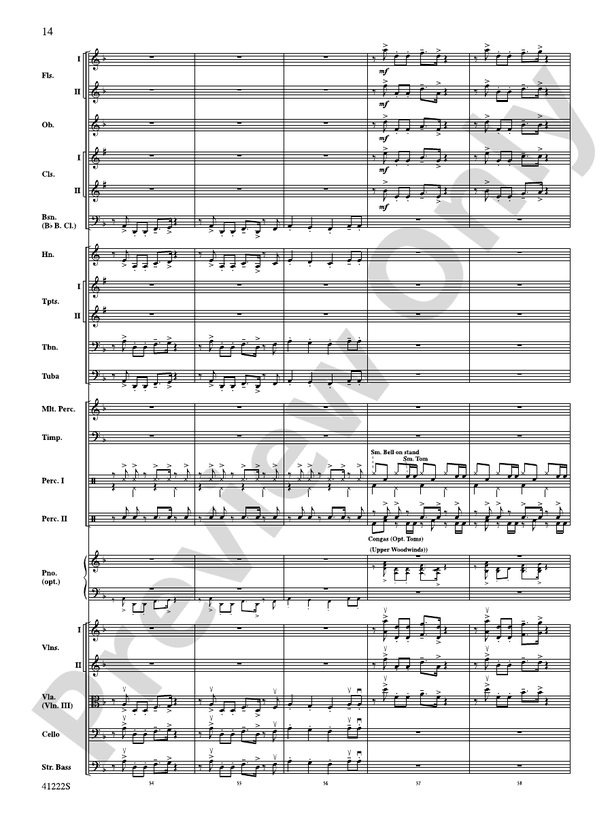 Treasure - Full Orchestra Conductor Score & Parts (Digital Download)