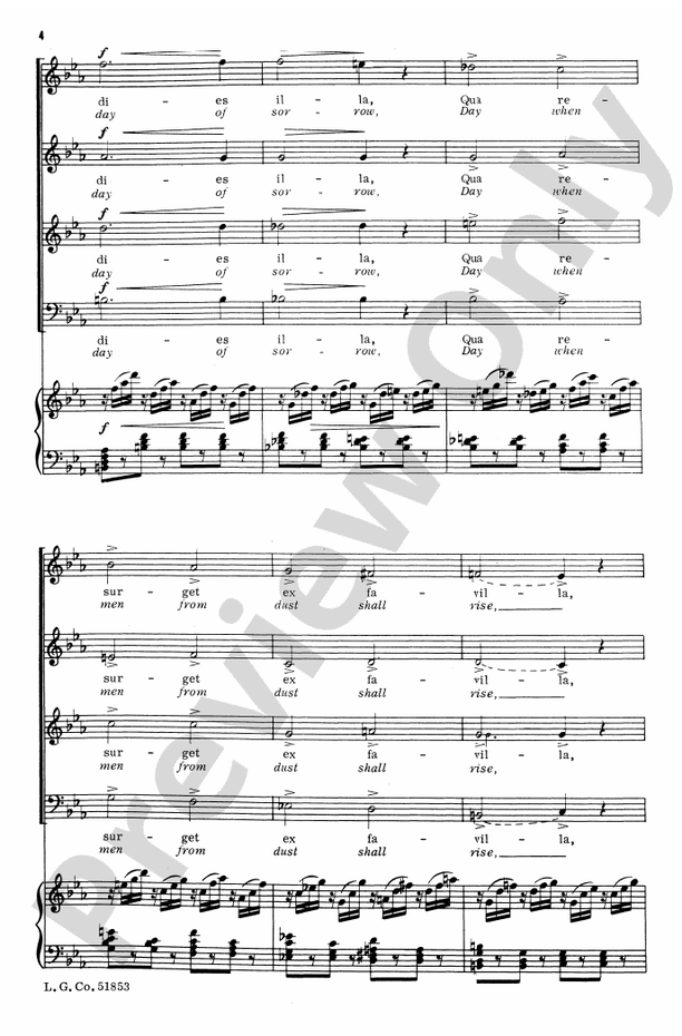 Lacrymosa – SATB Choral Octavo (Digital Download)
