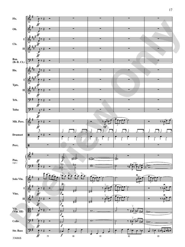 The Pink Panther (Grade 3) - Full Orchestra Conductor Score & Parts (Digital Download)