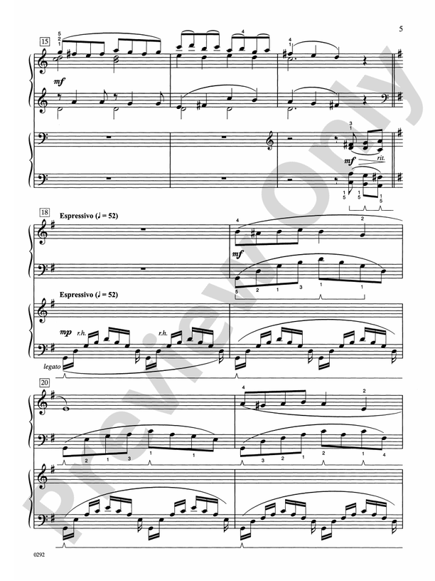 Concerto #1 in A Minor - 2 Pianos, 4 Hands (Digital Download)