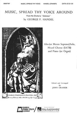 Music, Spread Thy Voice Around - George Frideric Handel - SATB John Cramer Edward B. Marks Music Company Choral Score Octavo