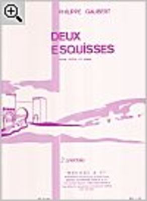 Gaubert - 2 Esquisses #2 Orientale - Flute/Piano Accompaniment Heugel & Cie HE26583