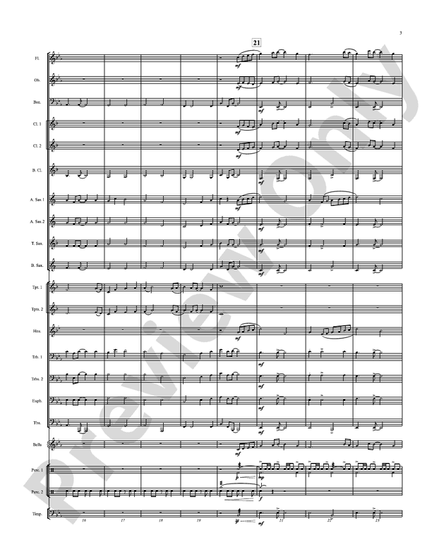 By the River's Edge (Grade 1.5) - Concert Band Conductor Score & Parts (Digital Download)