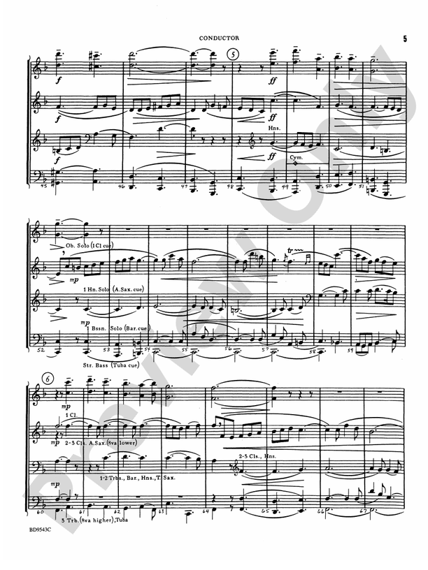 Three Chorale Preludes - Concert Band Conductor Score & Parts (Digital Download)