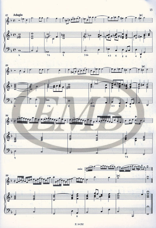 Viviani - Capricci Armonici Op4 - Violin/Basso Continuo EMB Z14252