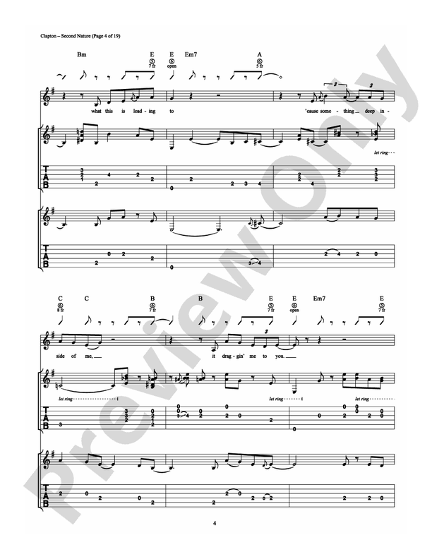 Second Nature - Guitar TAB (Digital Download)