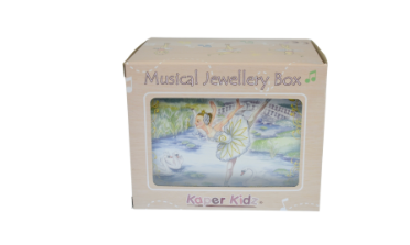Ballet Jewellery Box Azurea Ballerina Swan Lake Dome Shaped Lid