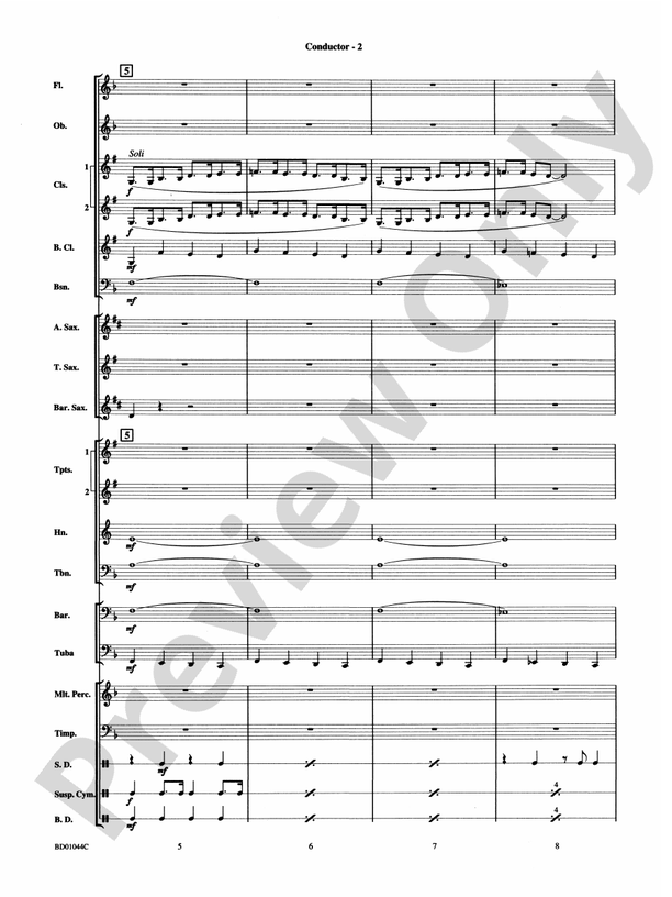 Clarinet Boogie - Concert Band Conductor Score & Parts (Digital Download)