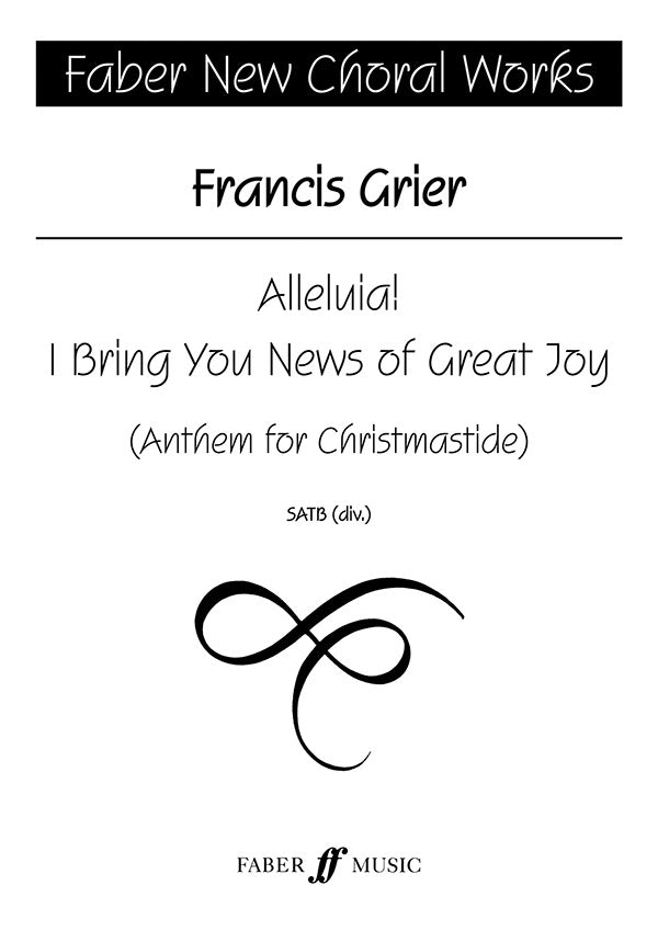 ALLELUIA I BRING YOUR NEWS SATB DIV