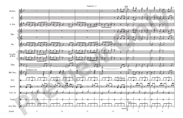 Into the Night – Marching Band Conductor Score & Parts (Digital Download)