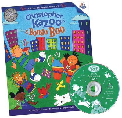 Christopher Kazoo & Bongo Boo - Get Acquainted Offer - Value-Packed Introduction to Kazoo-Boo - Mary Donnelly|R.O. Price Hal Leonard Softcover/CD/DVD