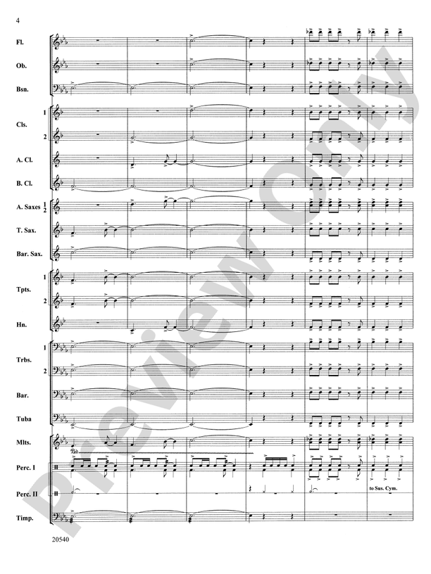 Matrix - Concert Band Conductor Score & Parts (Digital Download)
