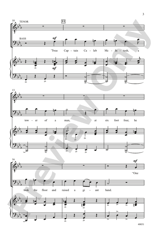 Men o' the Sea – T(T)B Choral Octavo (Digital Download)