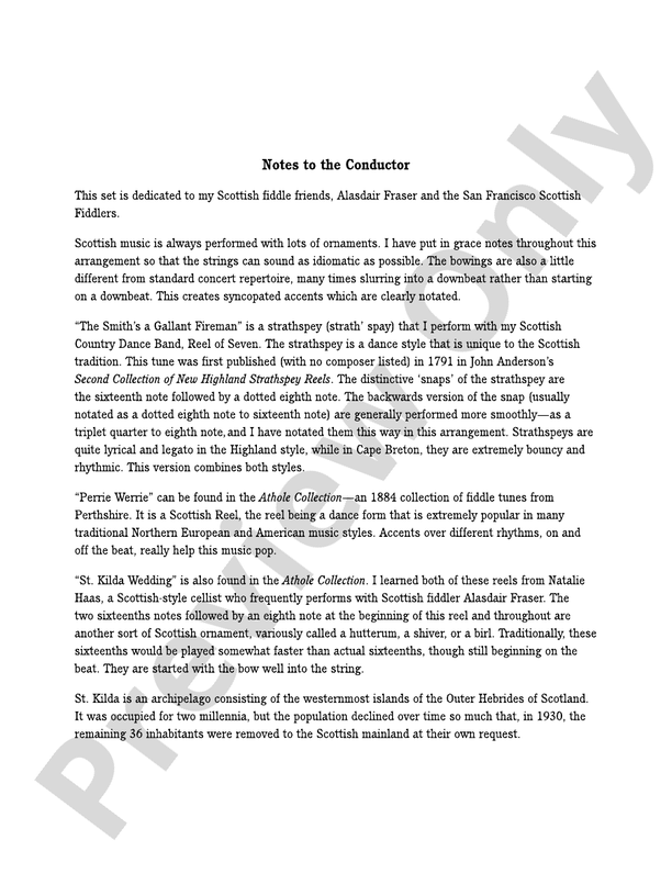 The Smith's Set – String Orchestra Conductor Score & Parts (Digital Download)