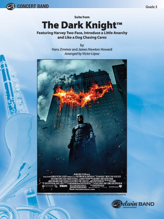 The Dark Knight, Suite from - Concert Band Conductor Score & Parts (Digital Download)