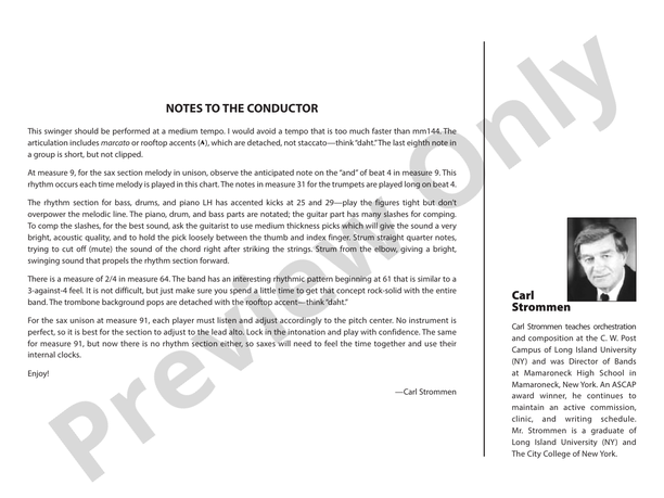 Honeysuckle Rose - Jazz Ensemble Conductor Score & Parts(Digital Download)