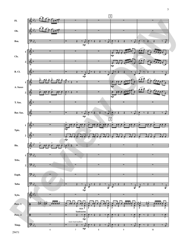 Kensington Square - Concert Band Conductor Score & Parts (Digital Download)