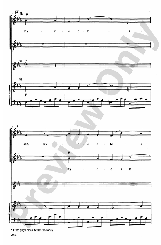Kyrie Kanon – 2-Part Choral Octavo (Digital Download)