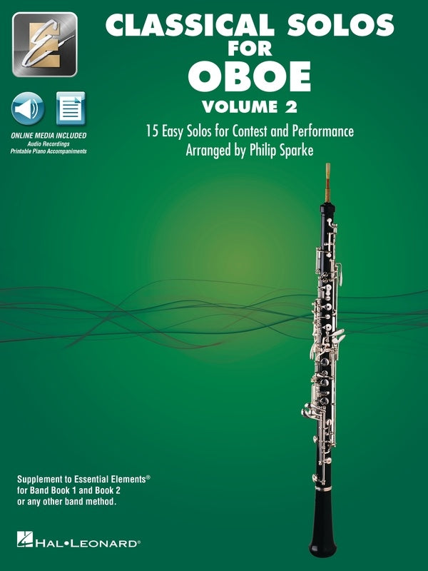 Classical Solos Volume 2 - Oboe/Media Access Online Hal Leonard 870102