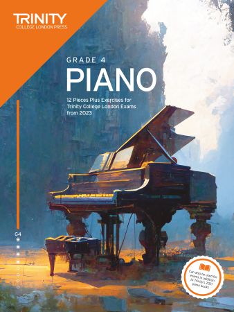 Trinity Piano Exam Pieces from 2023 Grade 4 - Piano Book TCL031945