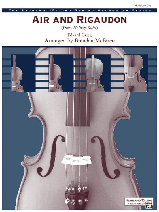 Air and Rigaudon – String Orchestra Conductor Score & Parts (Digital Download)