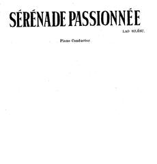 Sérénade Passionnée - Conductor Score (Digital Download)