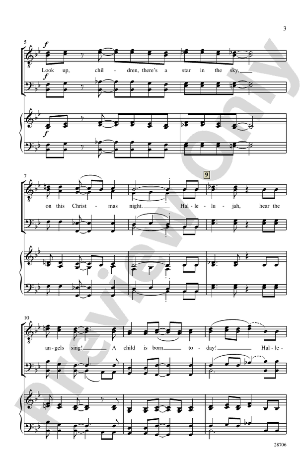 Look Up, Children (A Christmas Spiritual) – TTBB, a cappella Choral Octavo (Digital Download)
