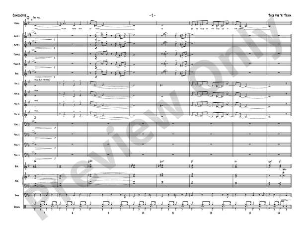 Take the "A" Train (Grade 2.5) - Jazz Ensemble Conductor Score & Parts(Digital Download)