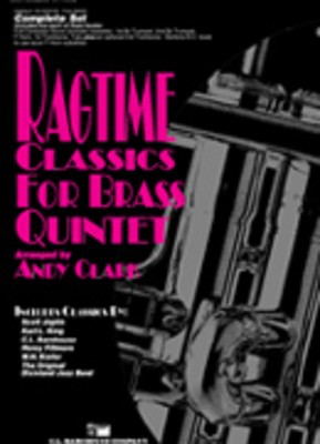Ragtime Classics for Brass Quintet - Andy Clark C.L. Barnhouse Company Brass Quintet Score/Parts
