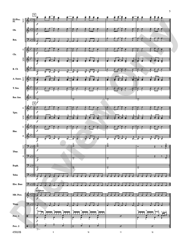 Appalachian Snowfall - Concert Band Conductor Score & Parts (Digital Download)