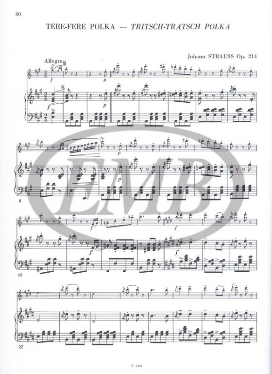 Strauss - Album - Violin/Piano Accompaniment EMB Z3481
