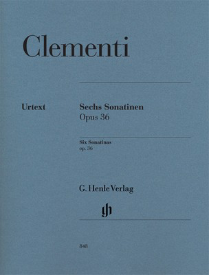 Six Sonatinas Op. 36 - Muzio Clementi - Piano G. Henle Verlag Piano Solo