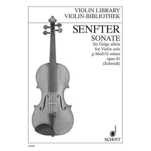 Senfter J - Sonata in Gmin - Violin Solo Schott VLB89