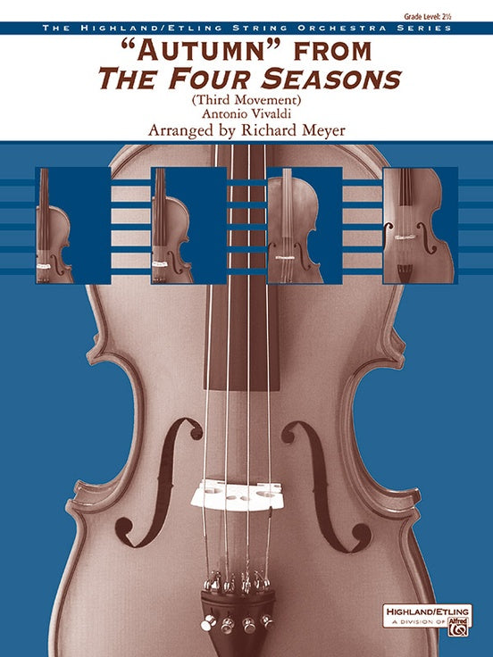 "Autumn" from The Four Seasons – String Orchestra Conductor Score & Parts (Digital Download)