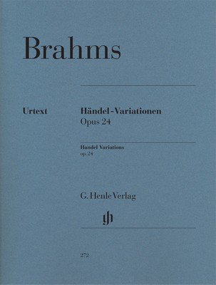 Brahms - Handel Variations Op24 - Piano Solo Henle HN272