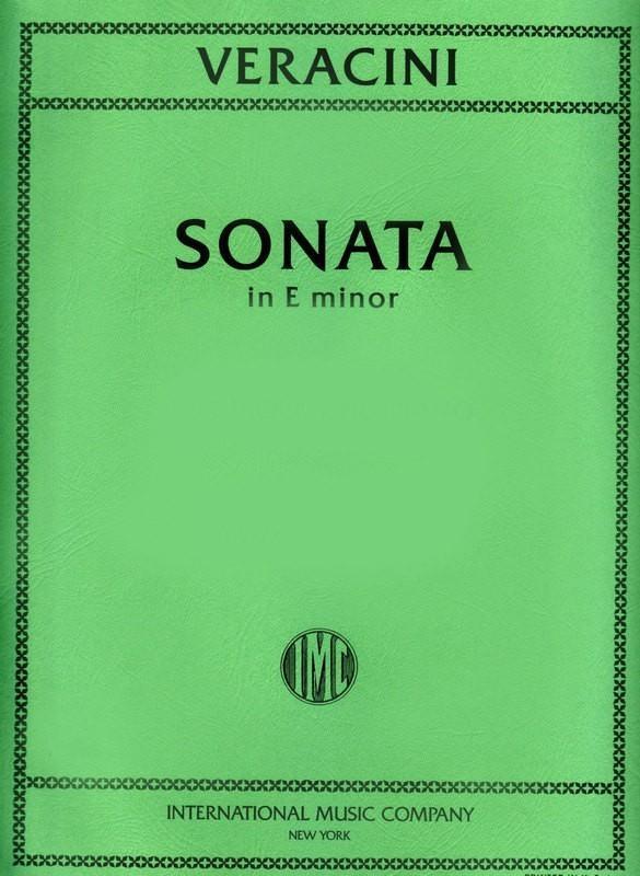 Veracini - Sonata in Emin - Violin/Piano Accompaniment IMC IMC0748