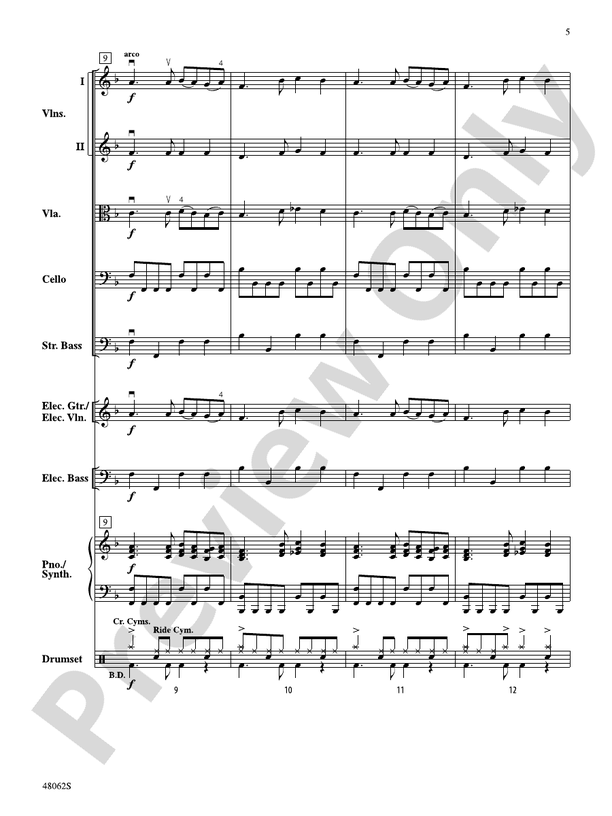 Midnight Christmas Eve/PCS - String Orchestra Conductor Score & Parts (Digital Download)