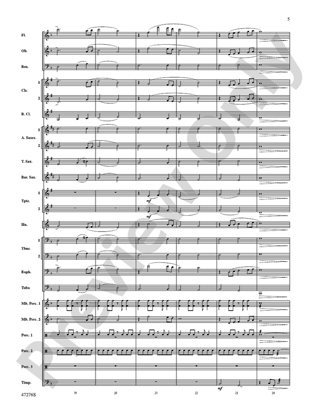 Journey - Concert Band Conductor Score & Parts (Digital Download)