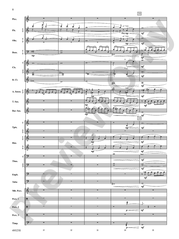 Life Eternal - Concert Band Conductor Score & Parts (Digital Download)