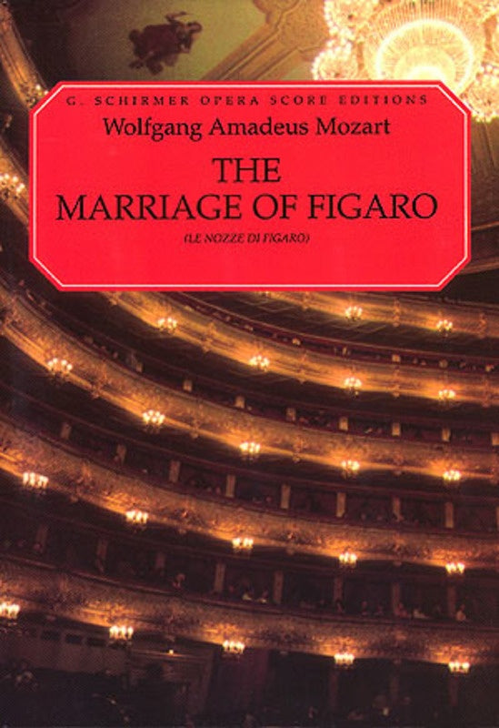 Mozart - Marriage of Figaro - Vocal Score Schirmer 50337720