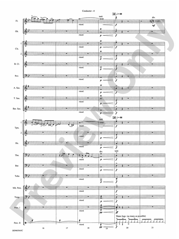 The Great Steamboat Race - Concert Band Conductor Score & Parts (Digital Download)