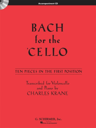 Bach for Cello - Accompaniment CD Only Schirmer 50490452